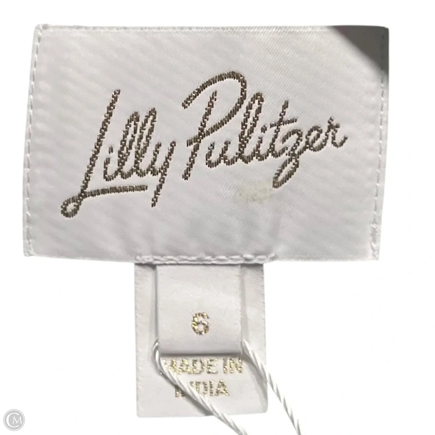 Dress Designer By Lilly Pulitzer In Green & White, Size: S