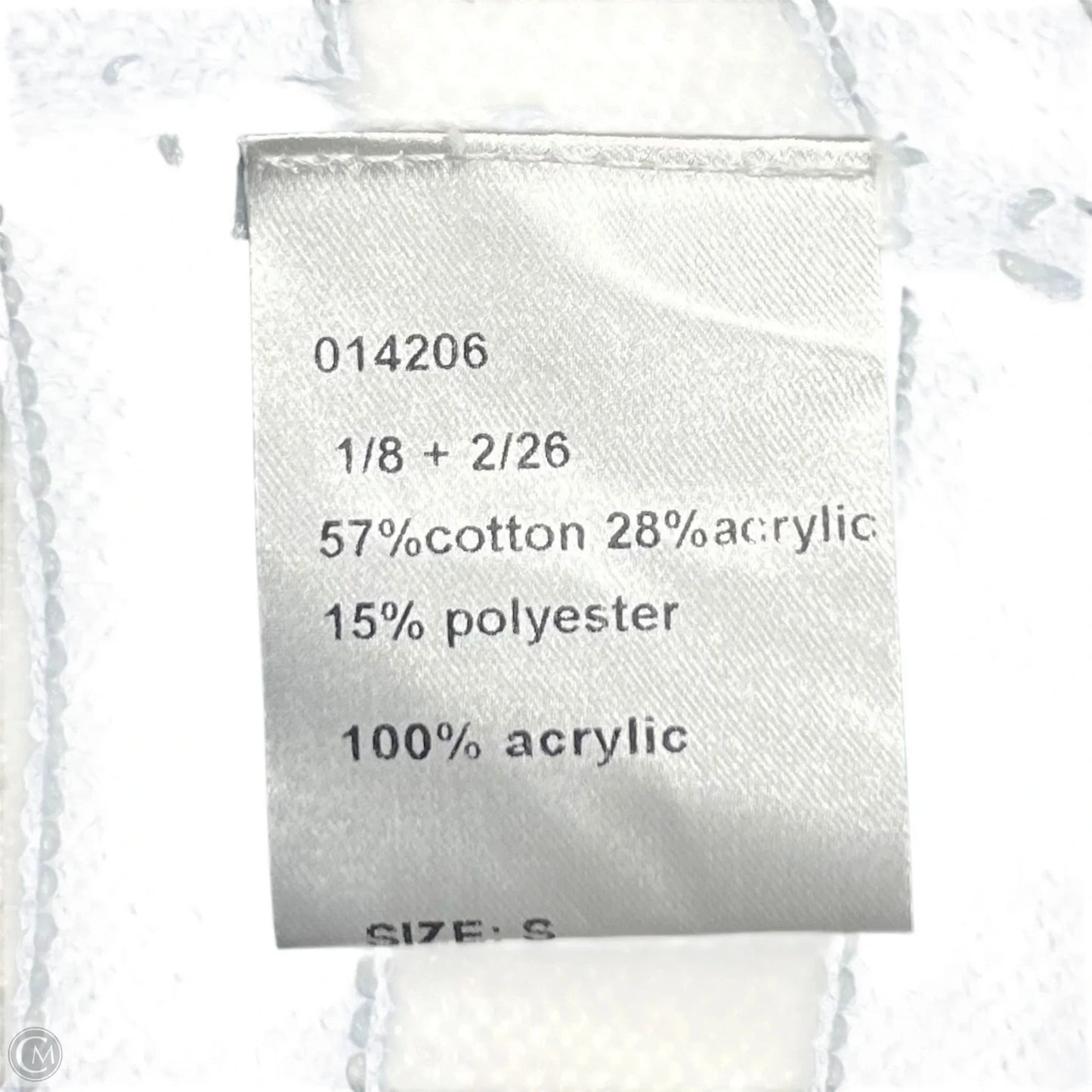 Sweater Designer By Lilly Pulitzer In Blue & Cream, Size: S