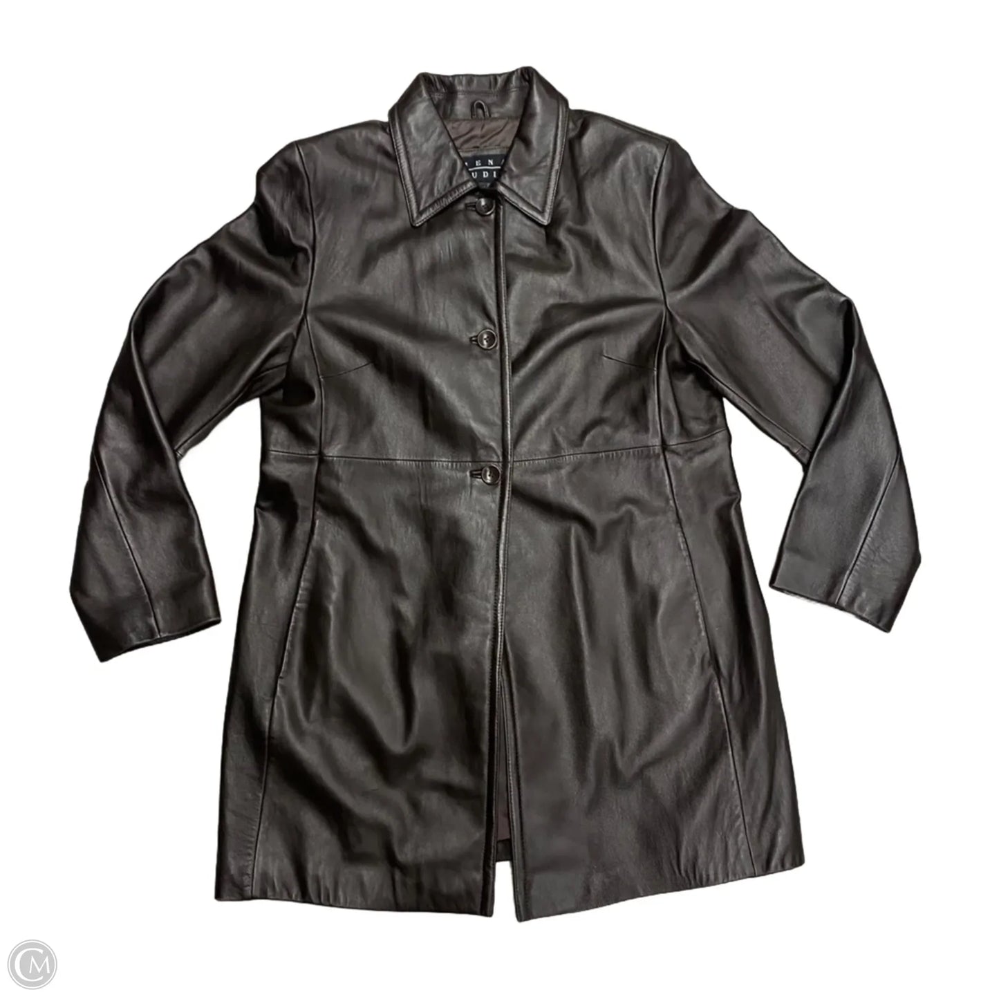 Coat Leather By Siena Studio In Brown, Size: L