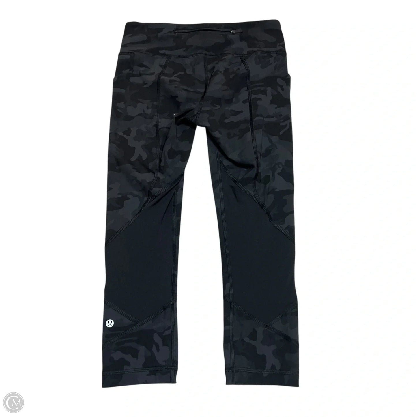Athletic Capris By Lululemon In Camouflage Print, Size: 6