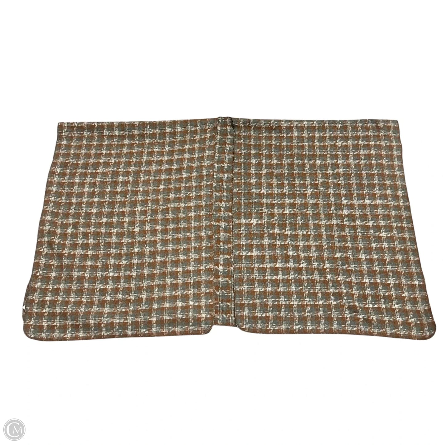 Shawl By In Brown & Green, Size: Osfm