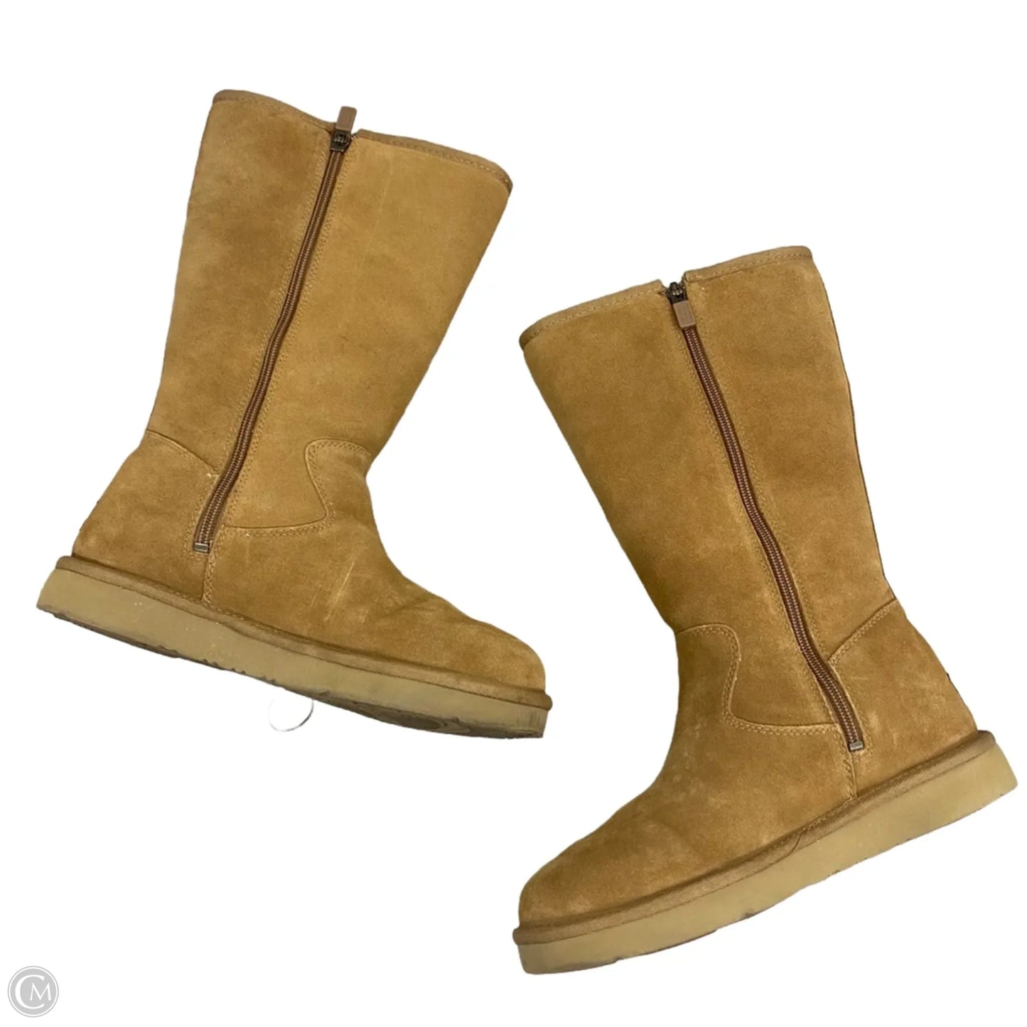 Boots Designer By Ugg In Tan, Size: 8