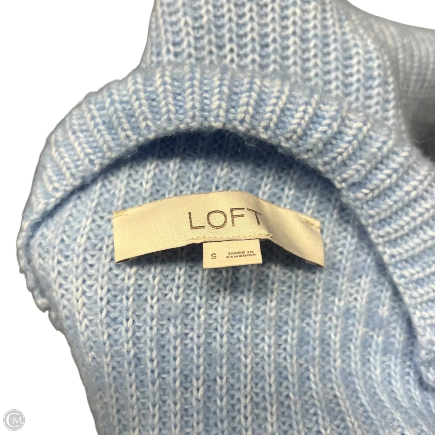 Sweater By Loft In Blue, Size: S