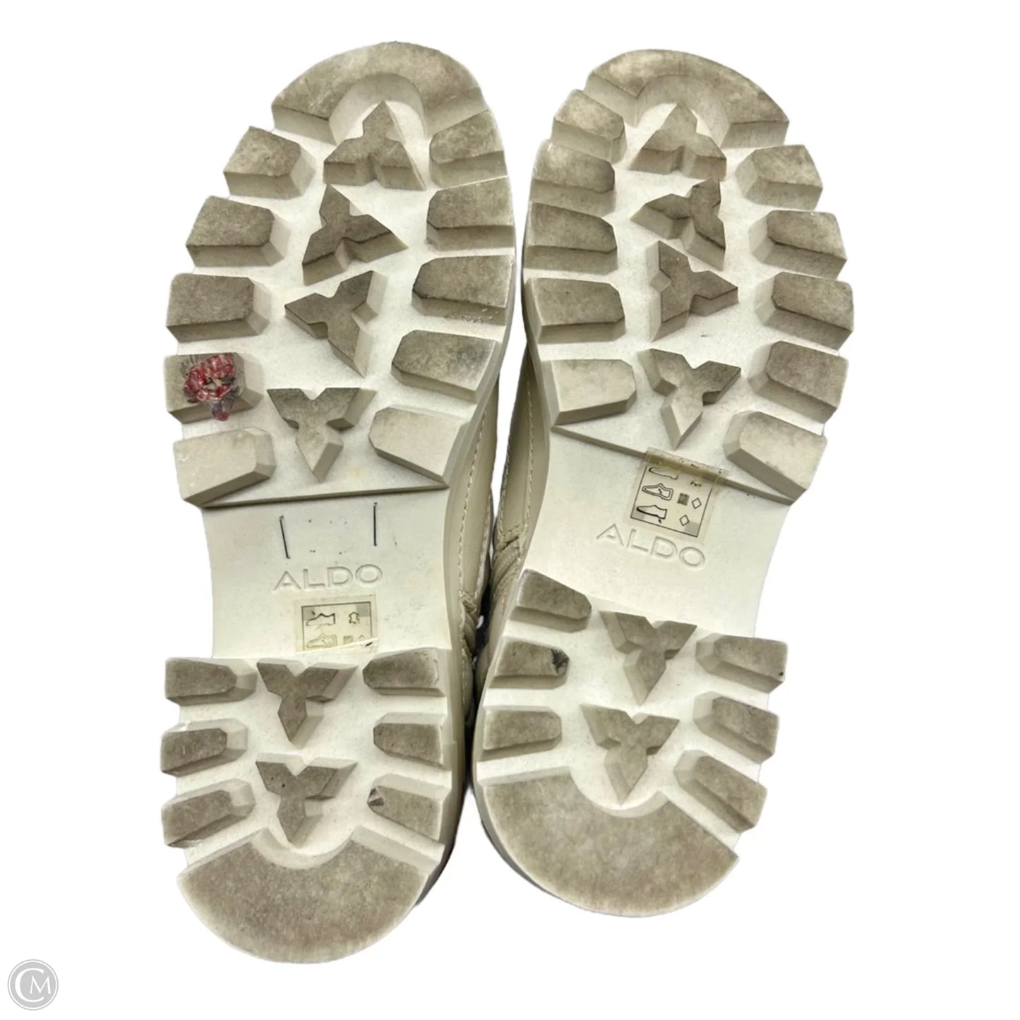 Boots Combat By Aldo In Cream, Size: 7.5