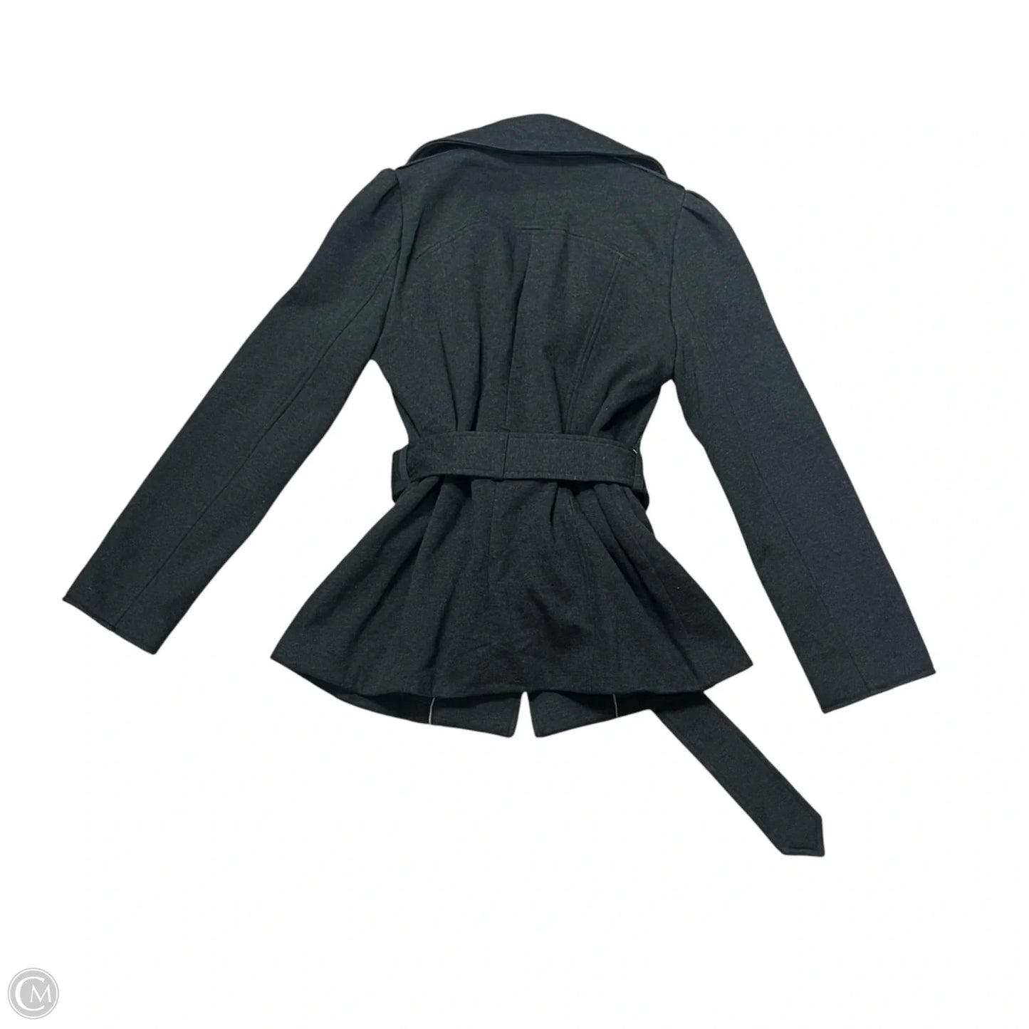 Coat Peacoat By Kenneth Cole Reaction In Grey, Size: M