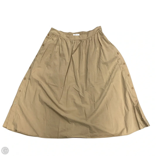Skirt Maxi By Madewell In Tan, Size: 16