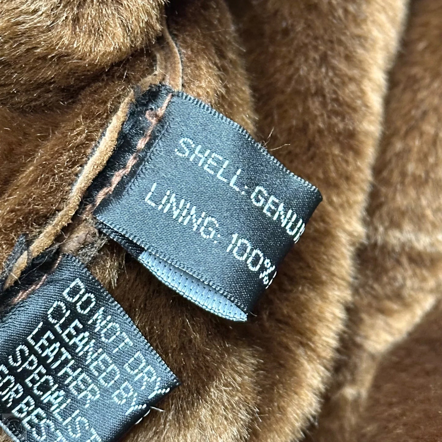 Coat Trench Coat By Tibor Leathers In Brown, Size: M