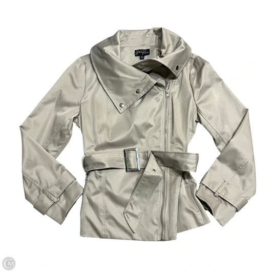 Coat Trench Coat By Eden Court In Tan, Size: S