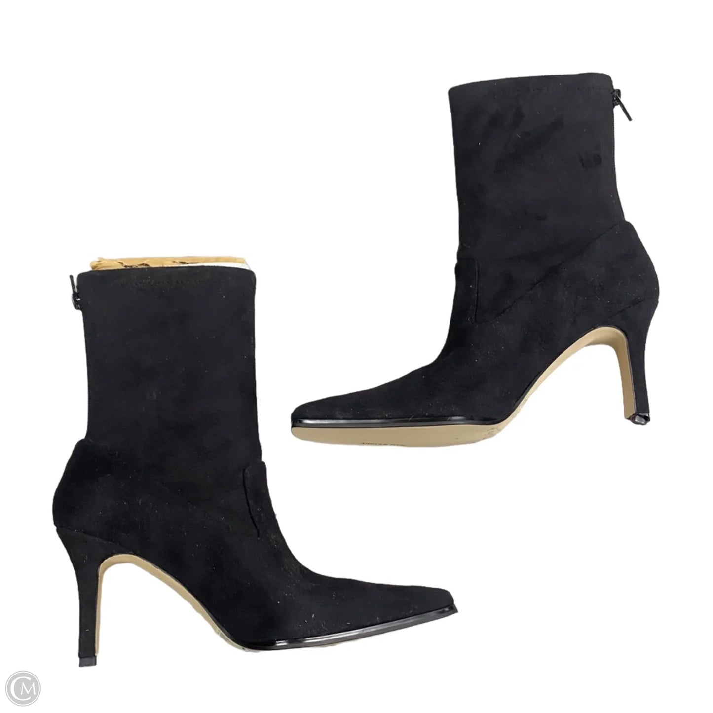 Boots Ankle Heels By Sam And Libby In Black, Size: 8.5