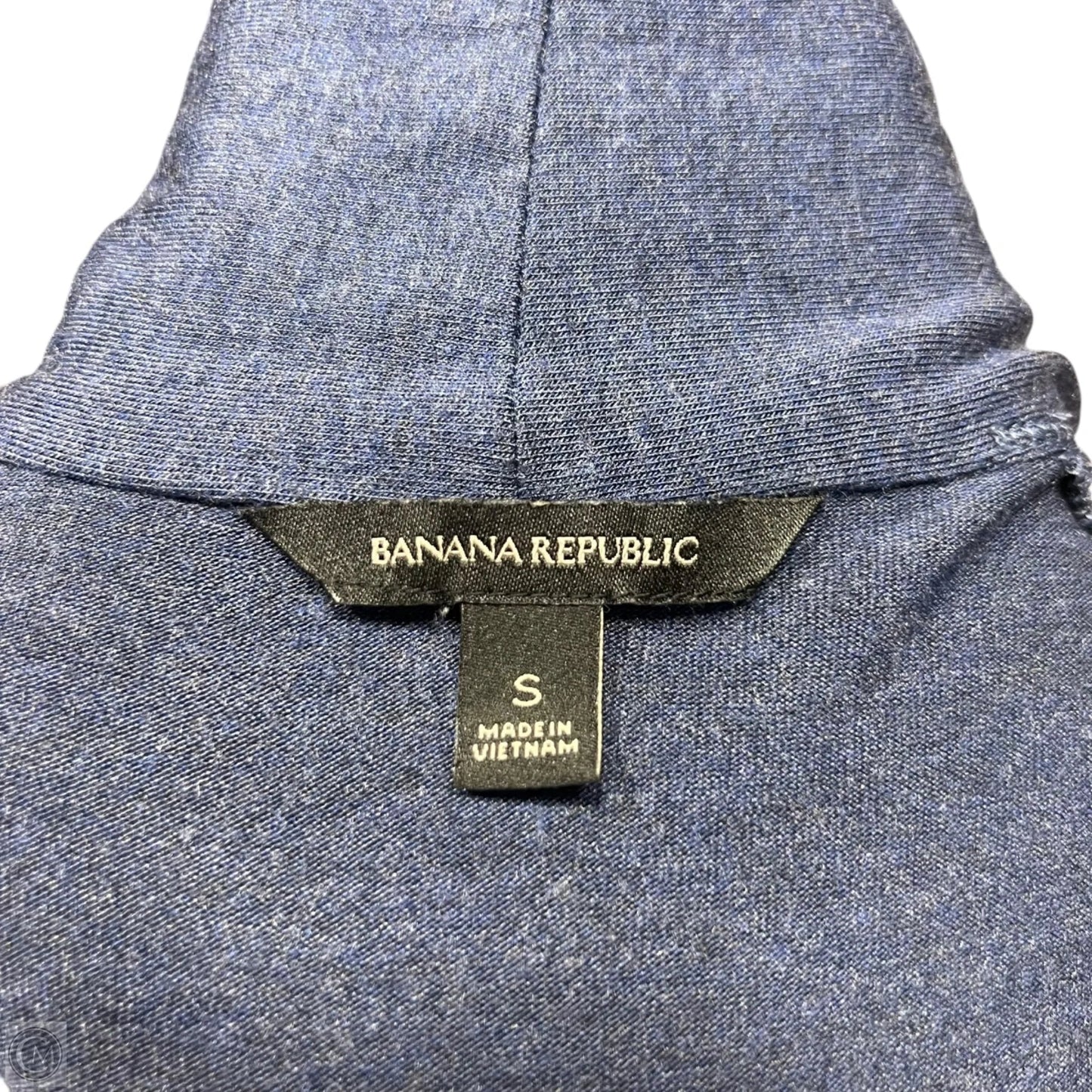 Sweater Cardigan By Banana Republic In Blue, Size: S
