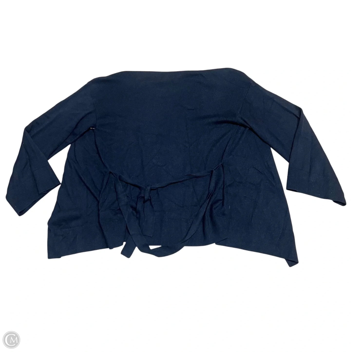Sweater Cardigan By Loft In Navy, Size: S