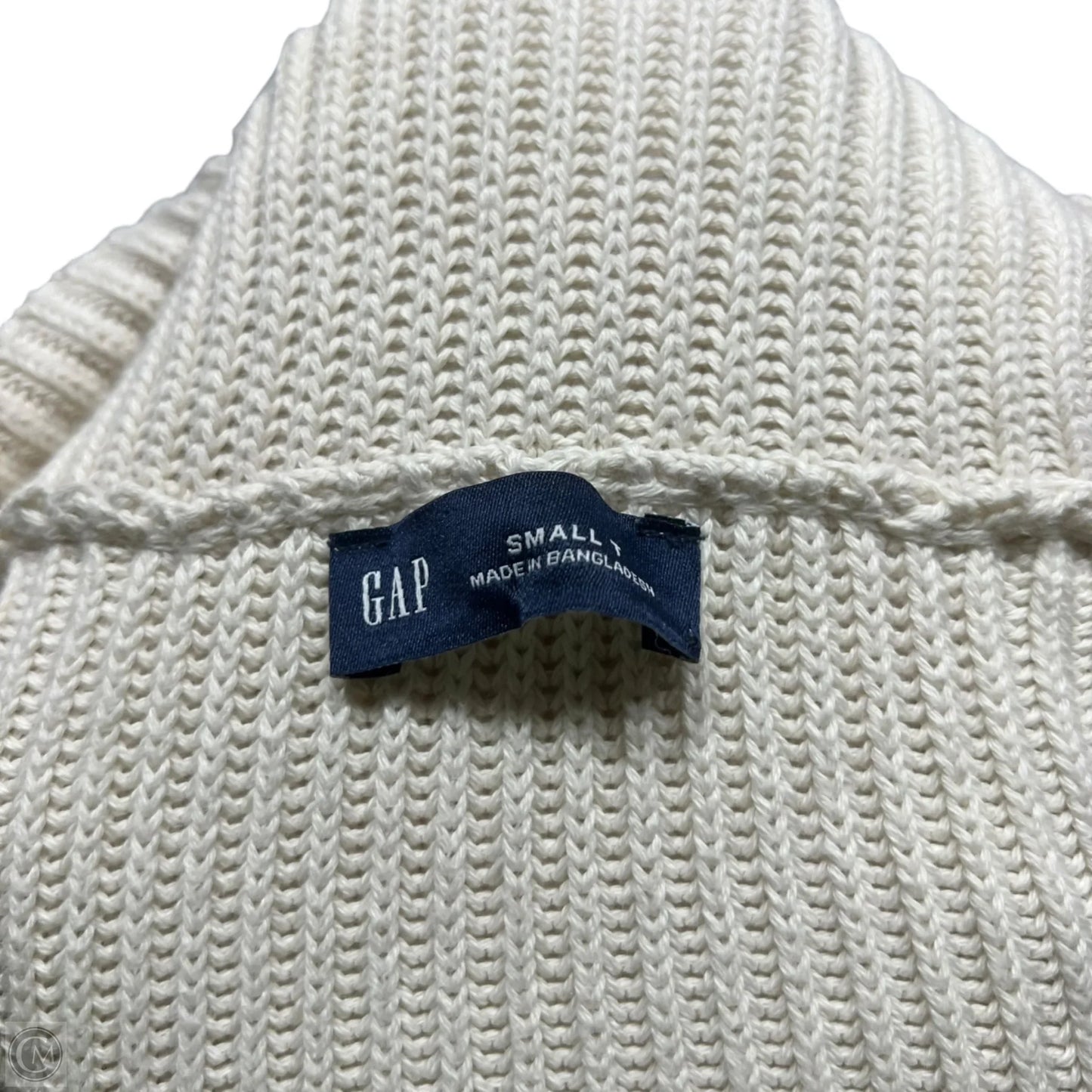 Sweater By Gap In Cream, Size: S