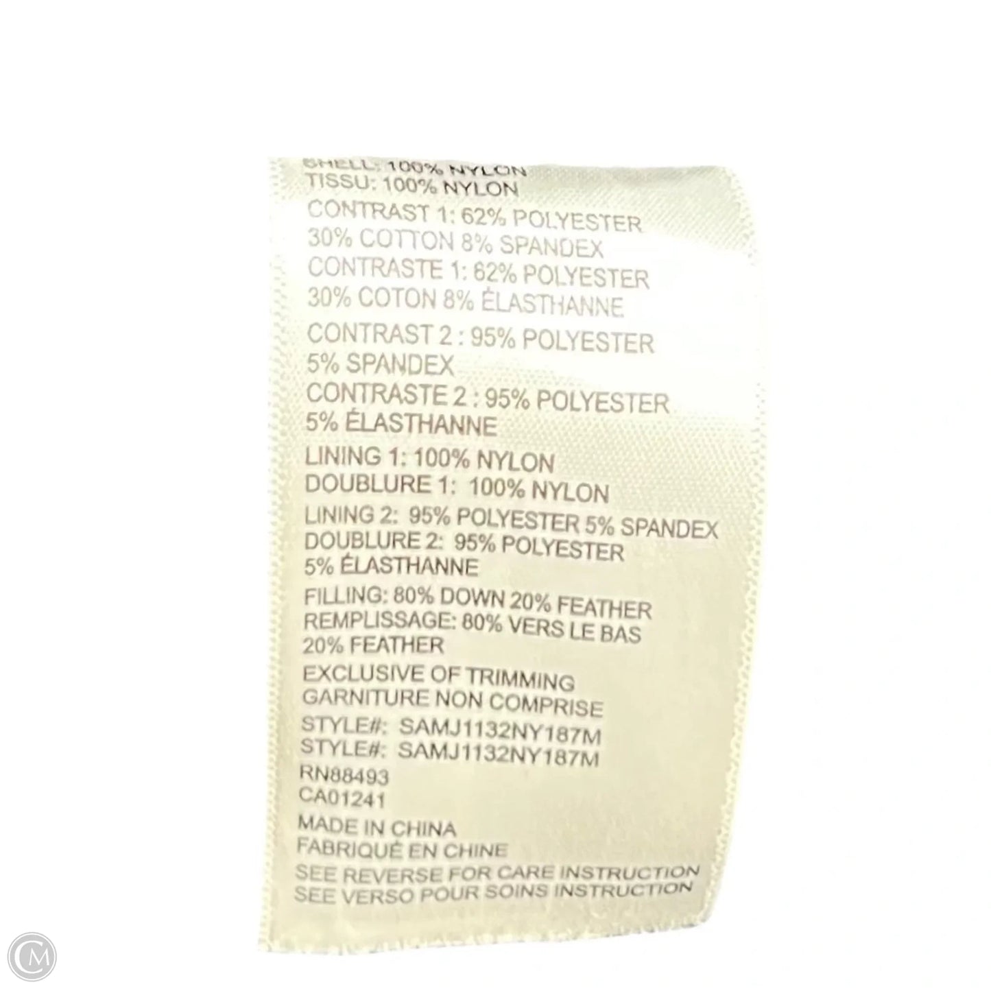 Jacket Puffer & Quilted By Blanc Nolr In Black, Size: M