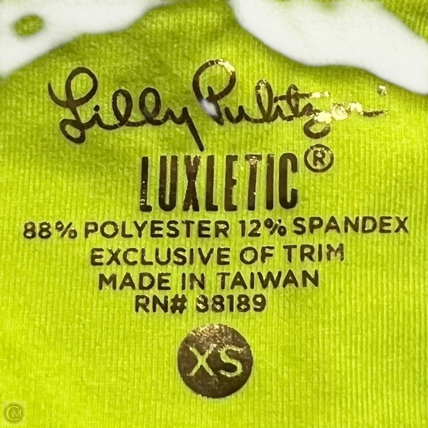 Pants Designer By Lilly Pulitzer In Blue & Yellow, Size: 0