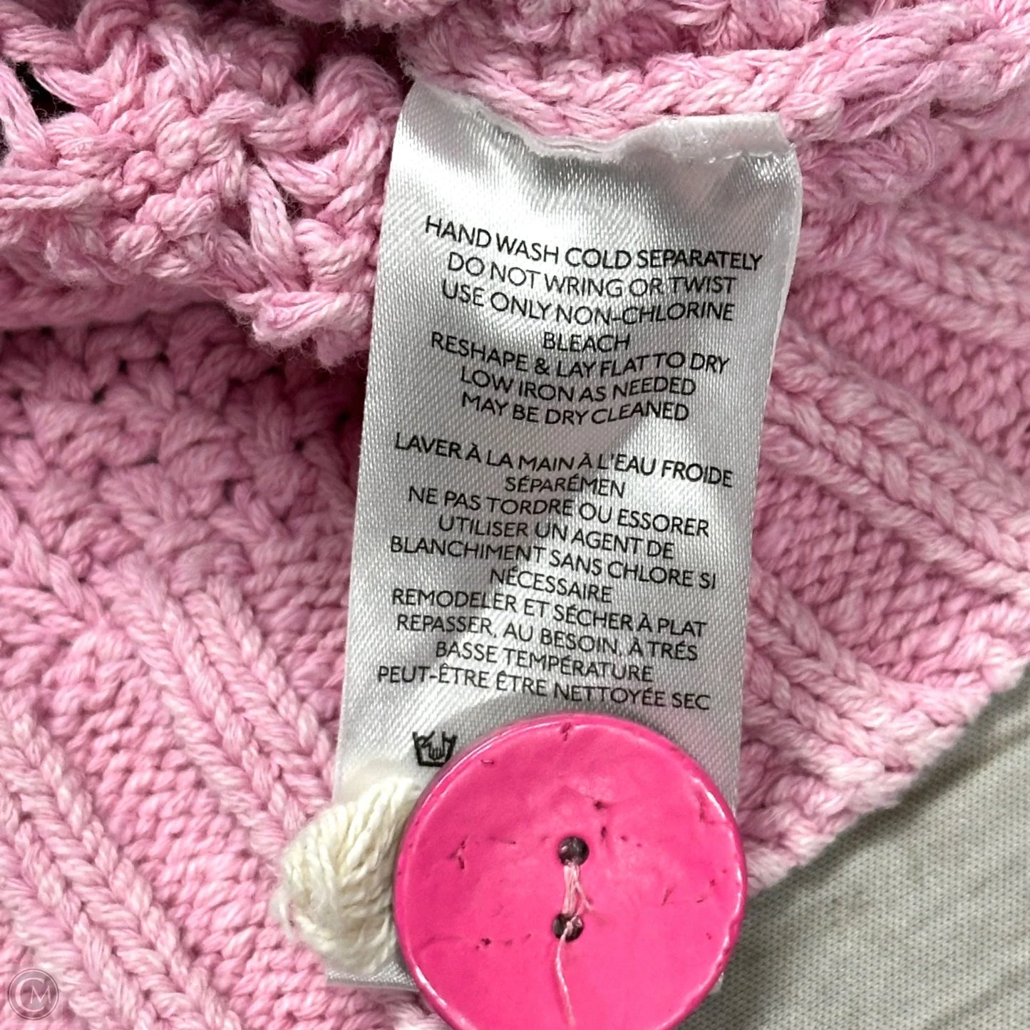 Sweater Cardigan By Pilcro In Pink, Size: Xs