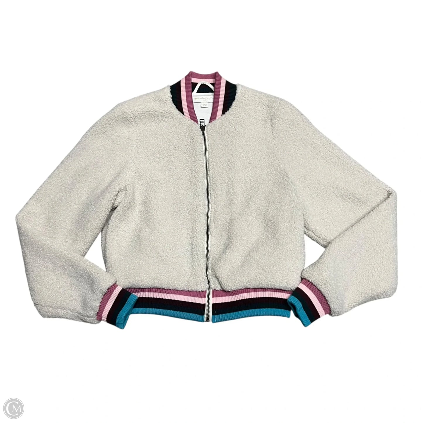 Jacket Faux Fur & Sherpa By Spiritual Gangster In Cream, Size: S