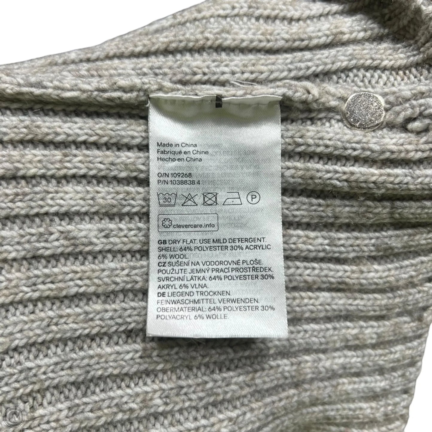 Sweater By H&m In Grey, Size: S