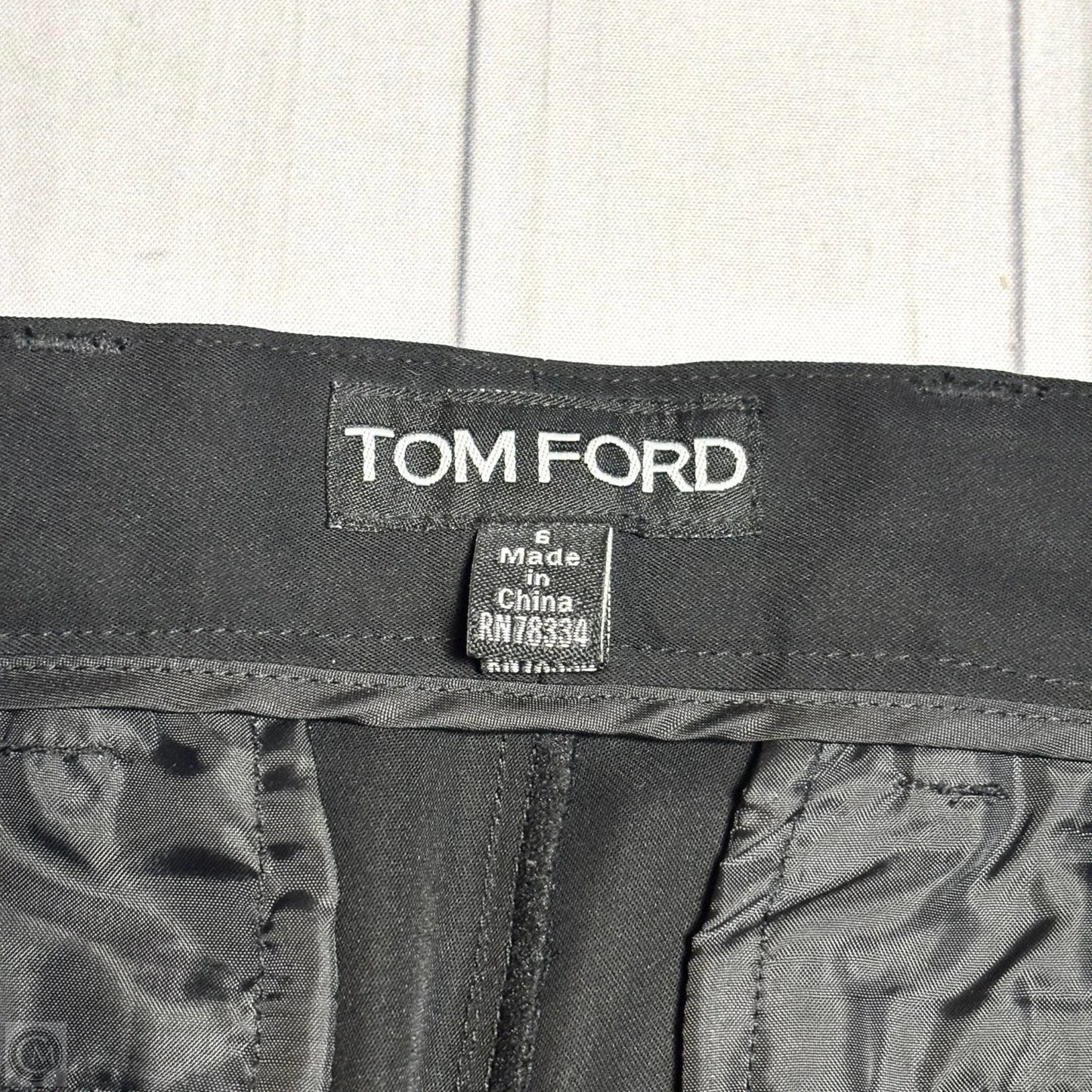 Pants Luxury Designer By Tom Ford In Black, Size: 6