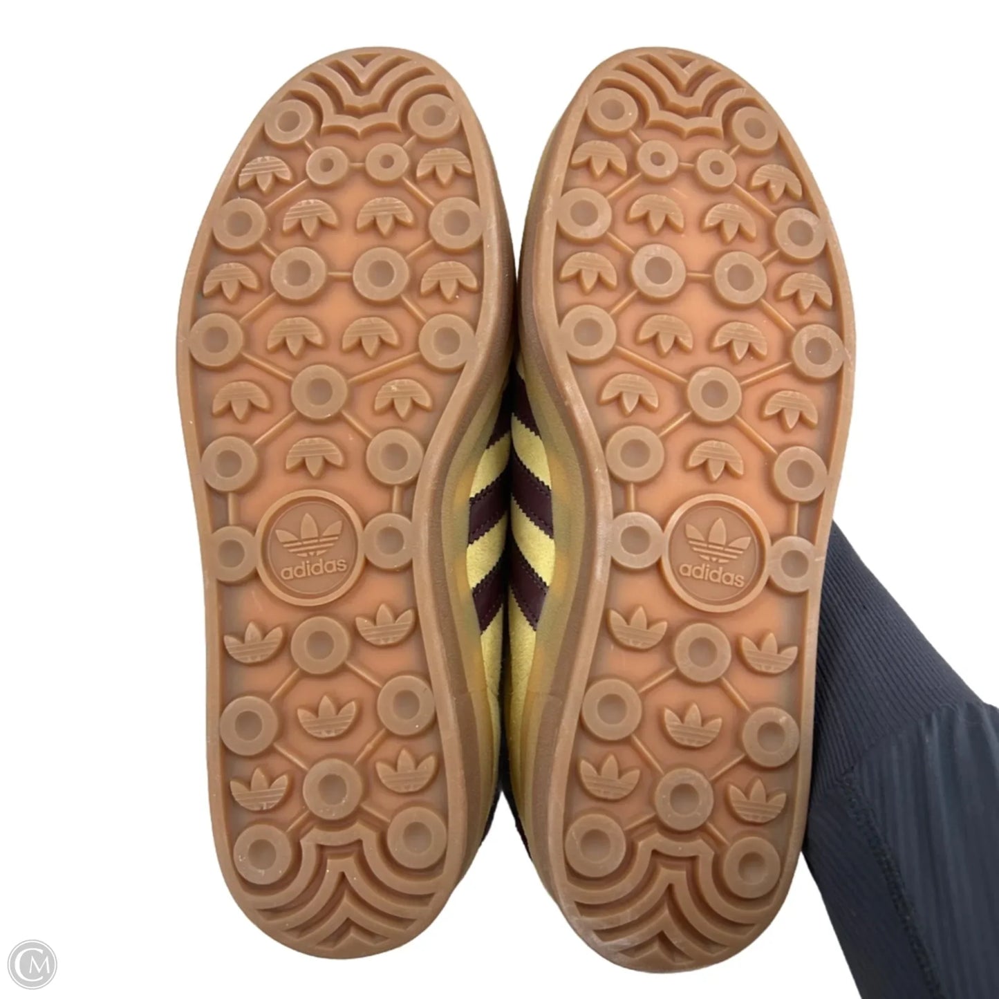 Shoes Sneakers By Adidas In Purple & Yellow, Size: 9.5