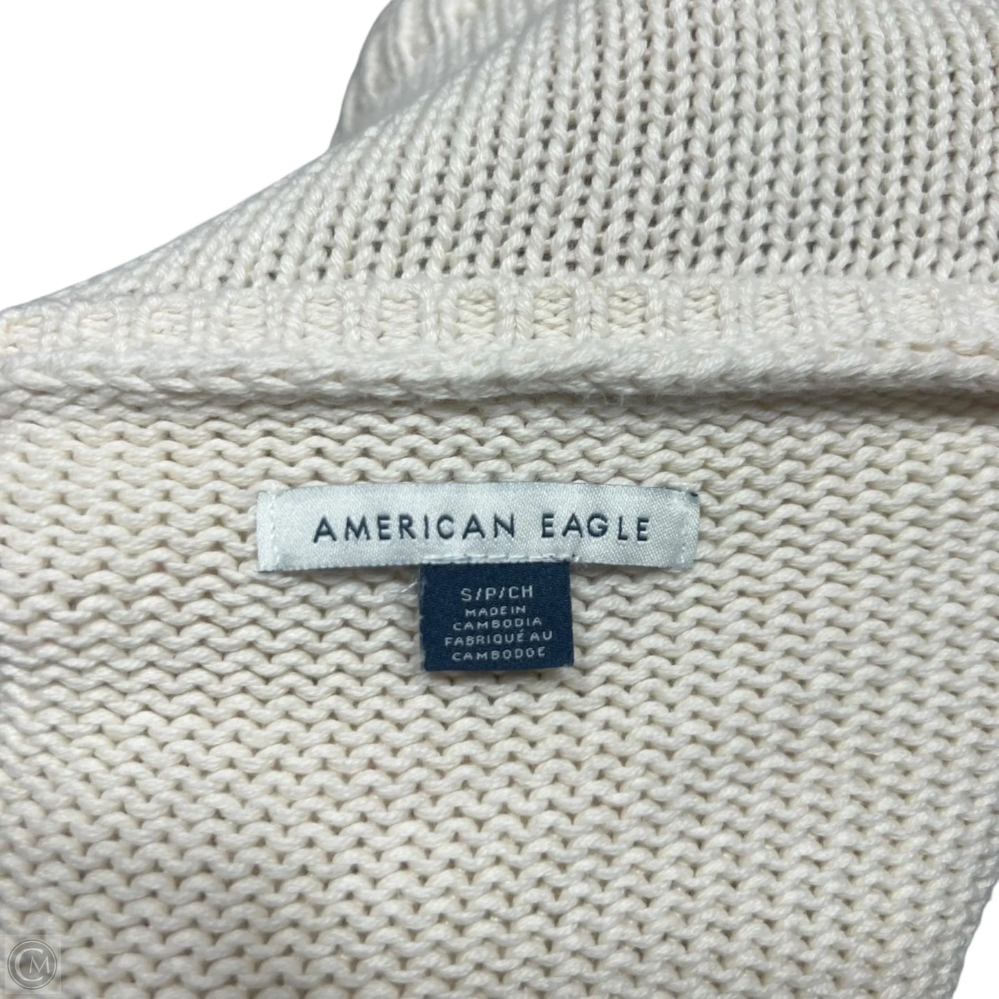 Sweater By American Eagle In Cream, Size: S