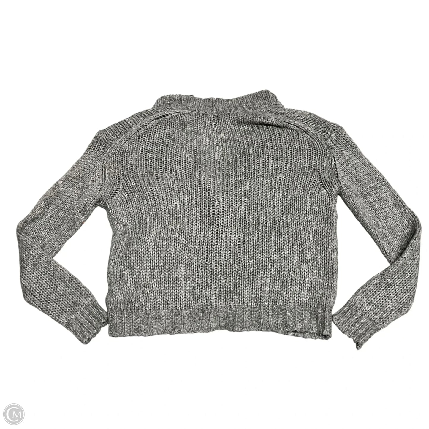 Sweater Cardigan By American Eagle In Grey, Size: S