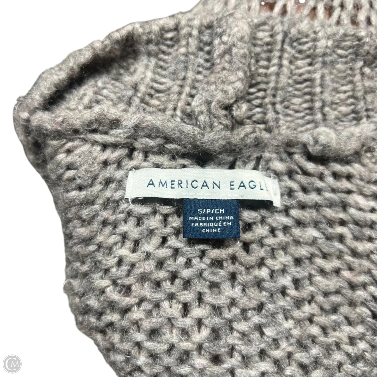 Sweater Cardigan By American Eagle In Grey, Size: S