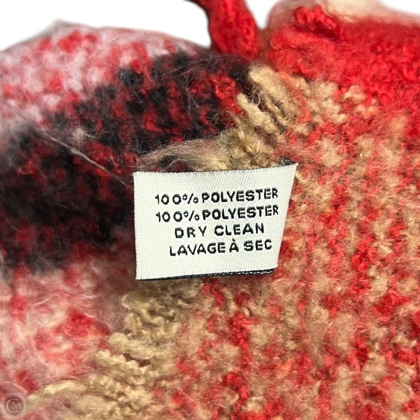 Shawl By Natural Reflections In Red & Tan, Size: Osfm