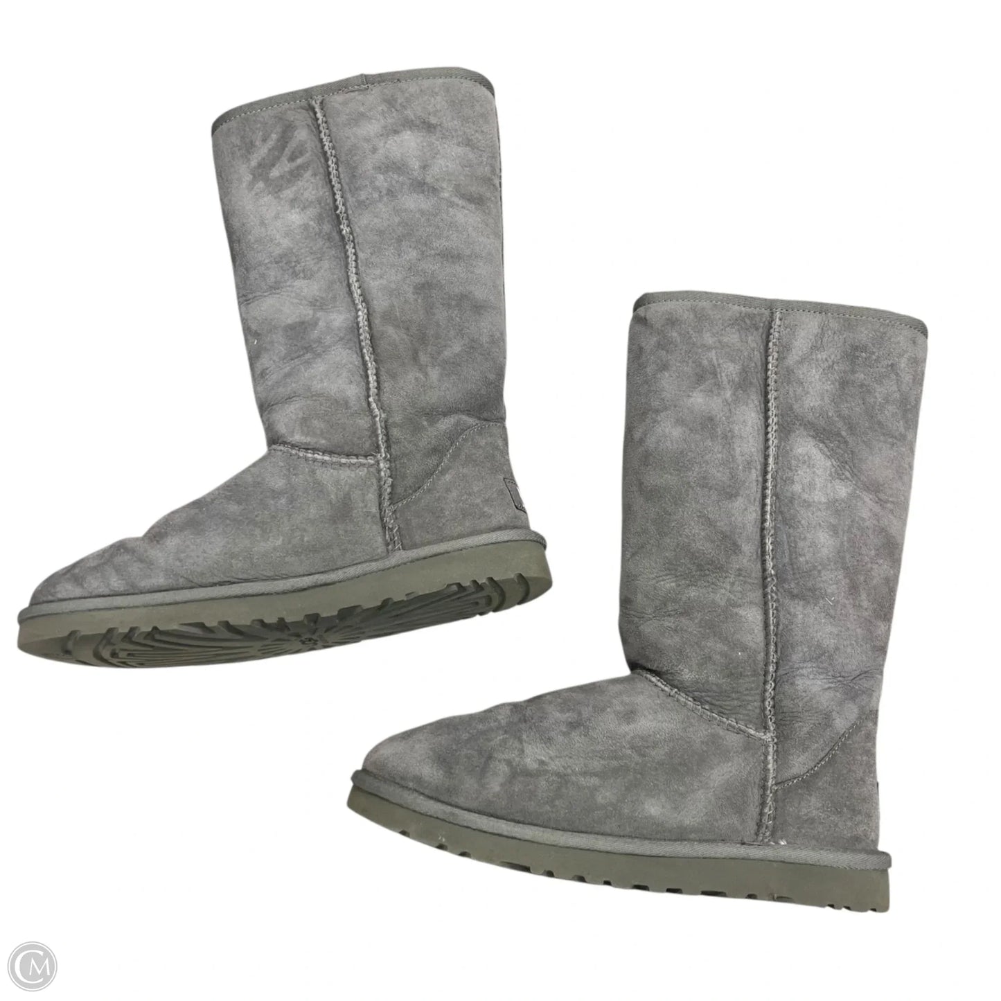 Boots Designer By Ugg In Grey, Size: 7
