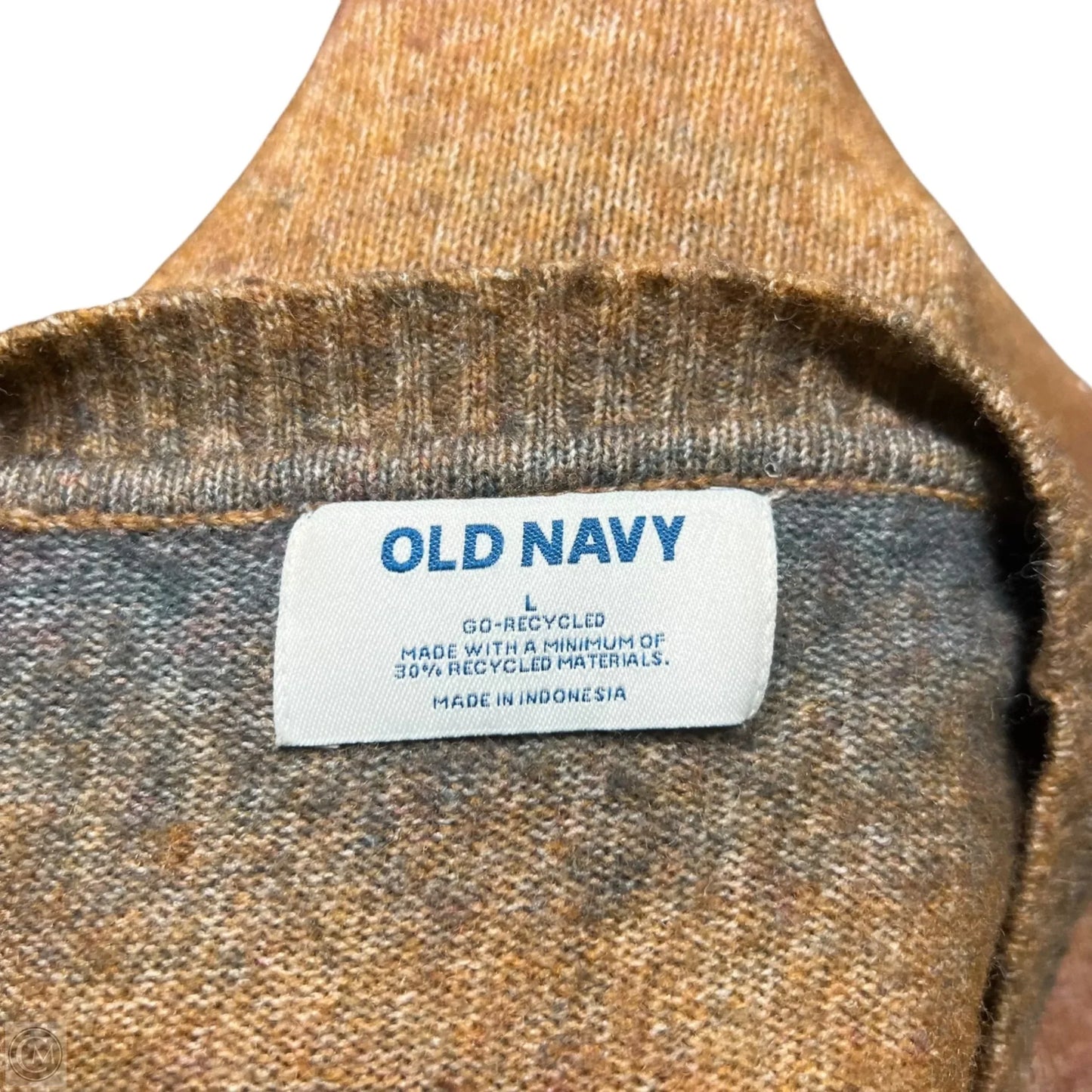 Sweater By Old Navy In Orange & Purple, Size: L