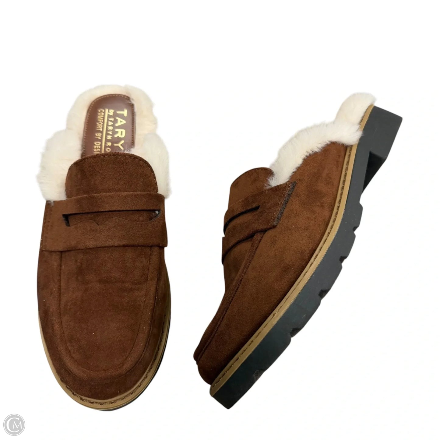 Shoes Heels Platform By Taryn Rose Shoes In Brown, Size: 7
