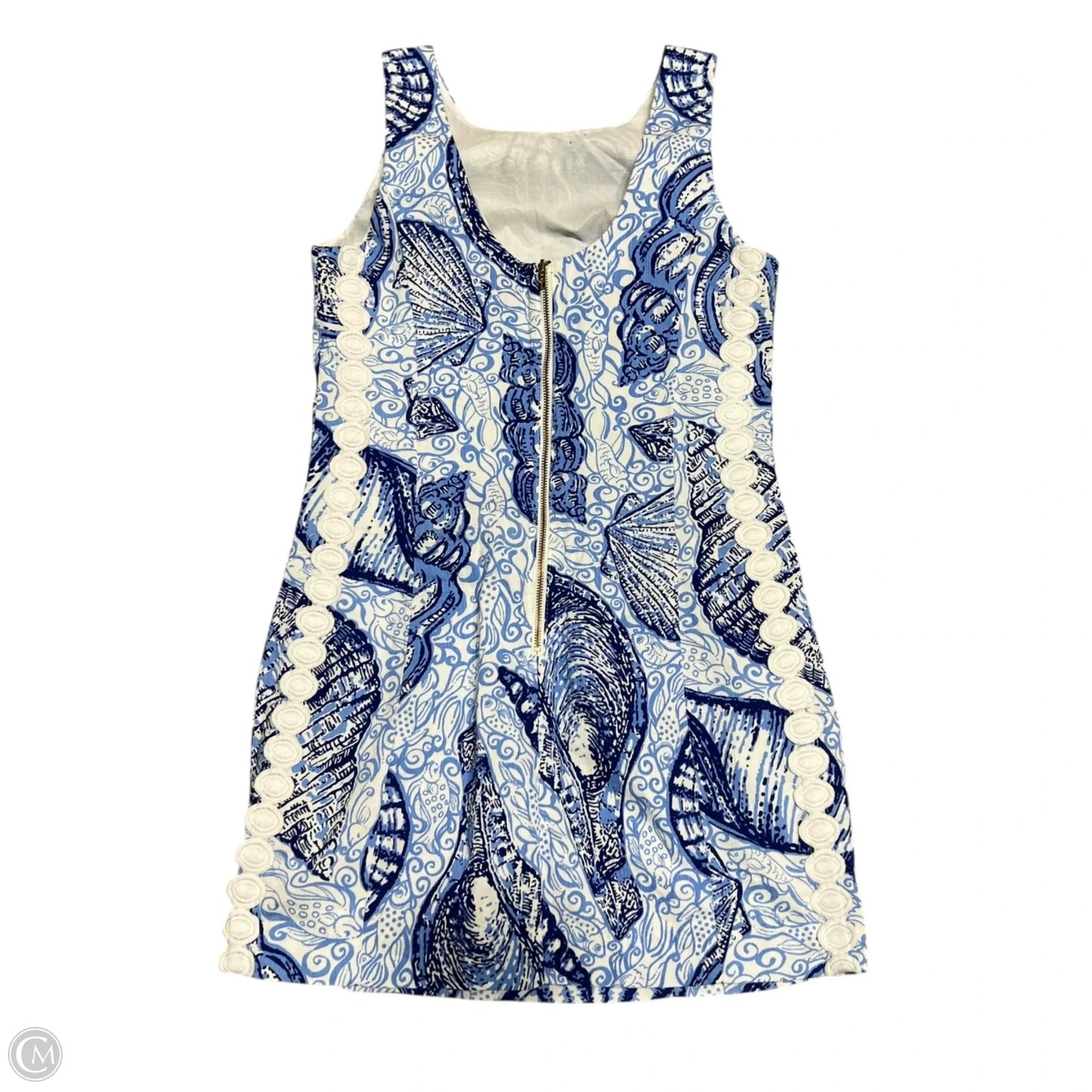 Dress Designer By Lilly Pulitzer In Blue & White, Size: Xxs
