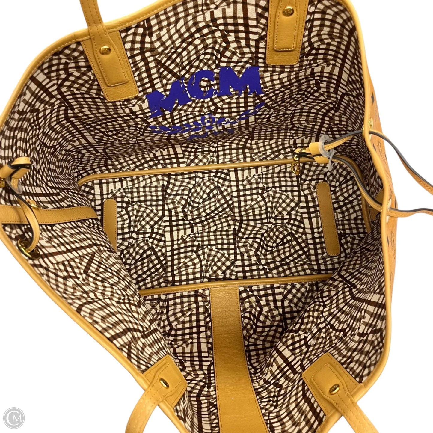 Tote Luxury Designer By Mcm, Size: Large