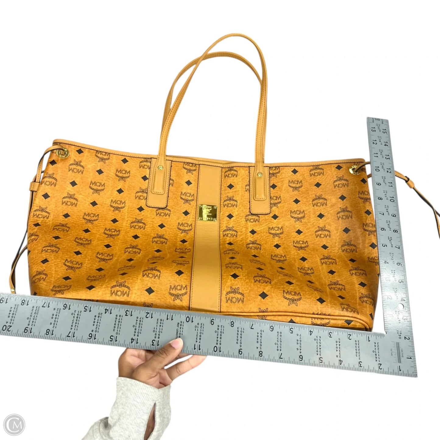 Tote Luxury Designer By Mcm, Size: Large