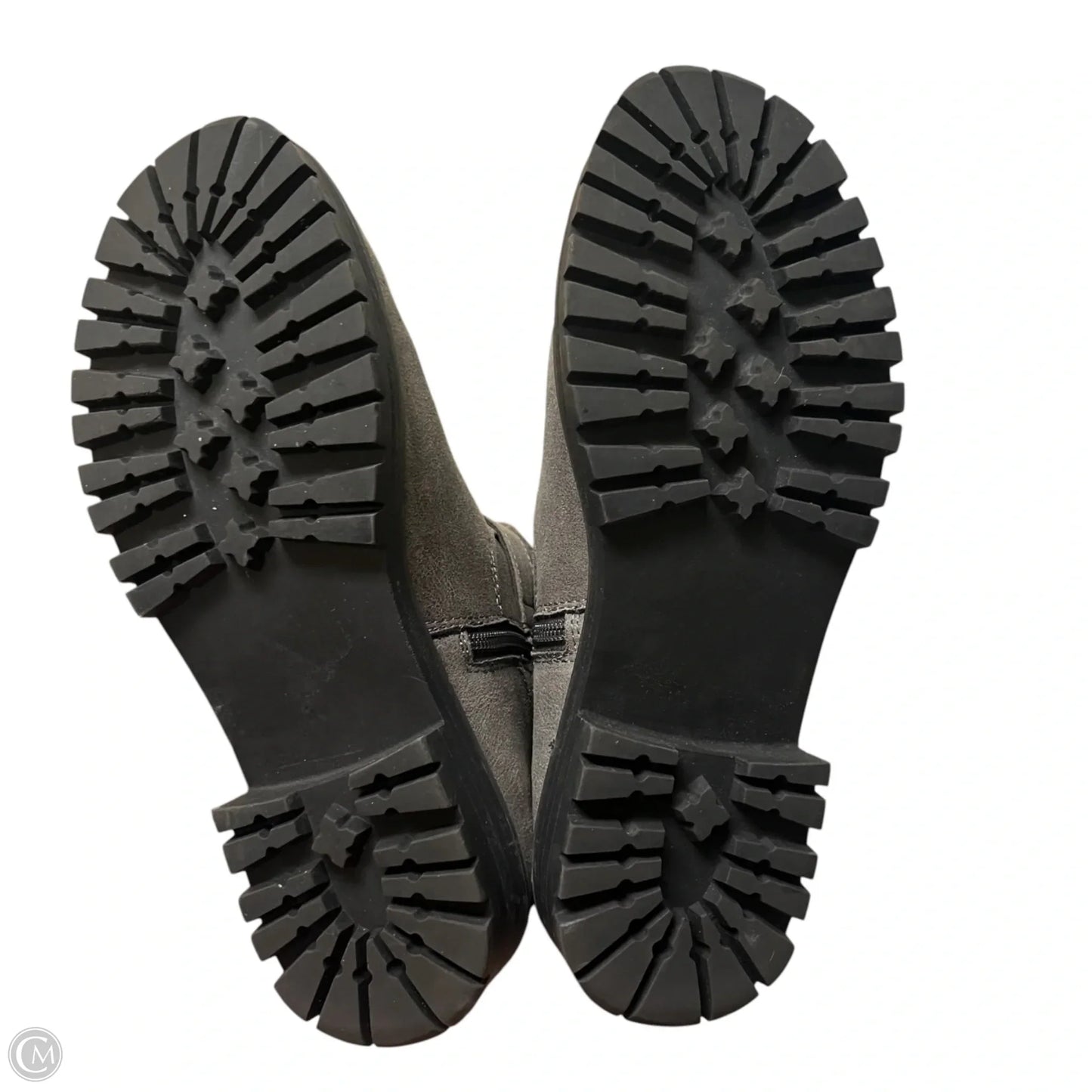 Boots Ankle Heels By Cliffs By White Mountain In Grey, Size: 8.5