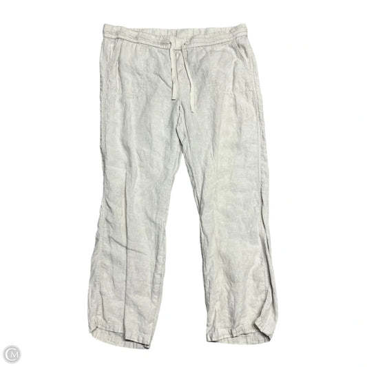 Pants Linen By Caslon In Tan, Size: 18
