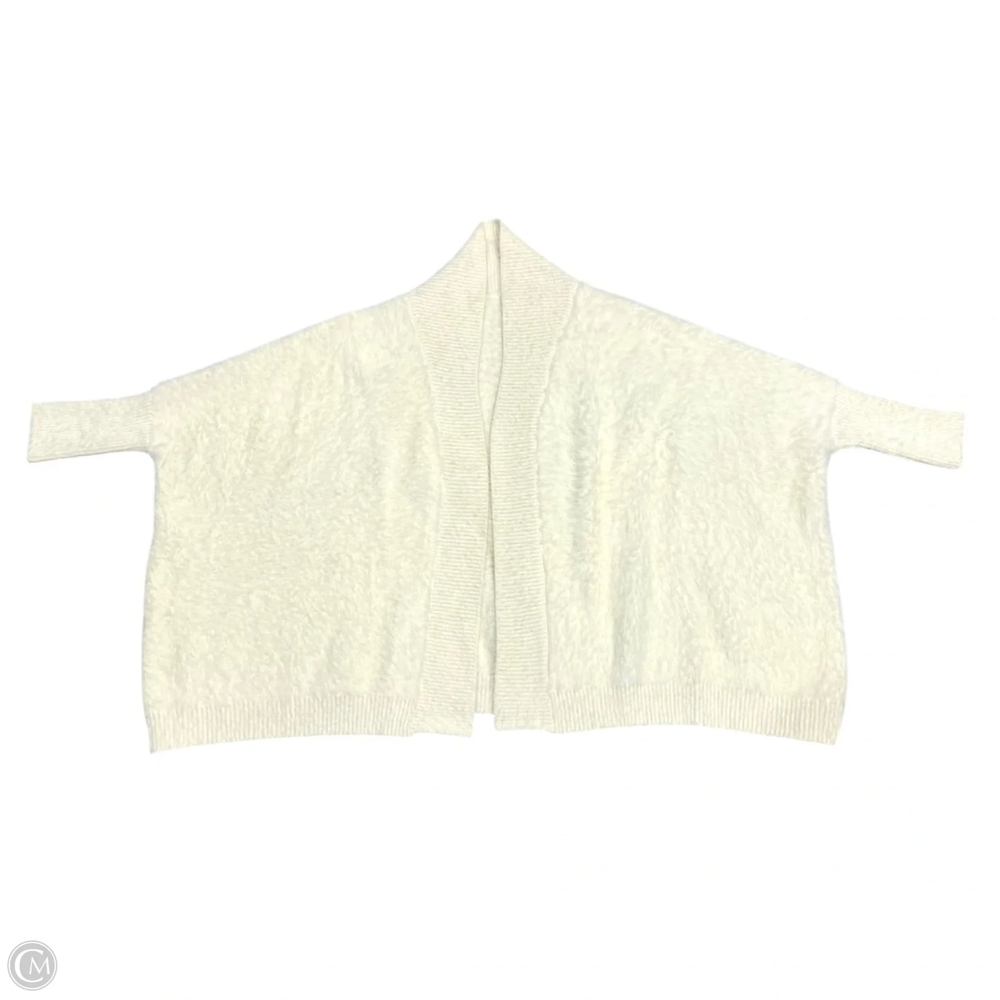 Sweater Cardigan In Cream, Size: M