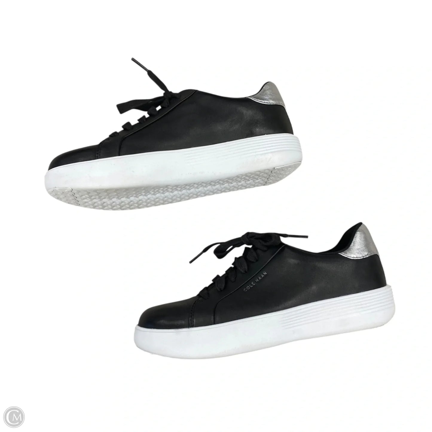 Shoes Sneakers By Cole-haan In Black & Silver, Size: 8