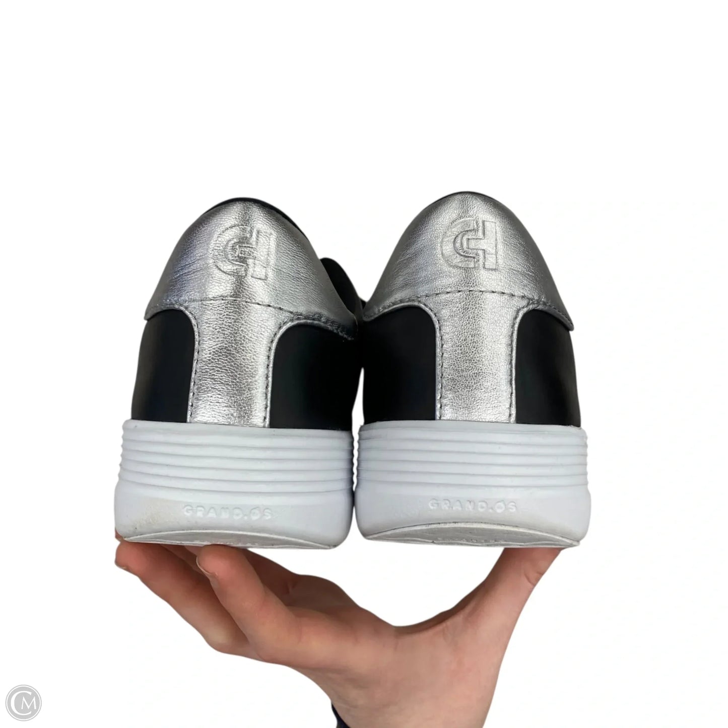 Shoes Sneakers By Cole-haan In Black & Silver, Size: 8
