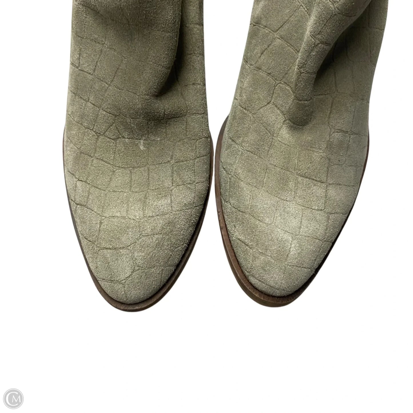 Boots Ankle Heels By Lucky Brand In Green, Size: 9.5