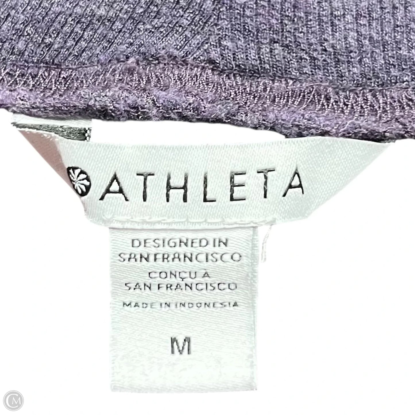 Athletic Sweatshirt Collar By Athleta In Purple, Size: M