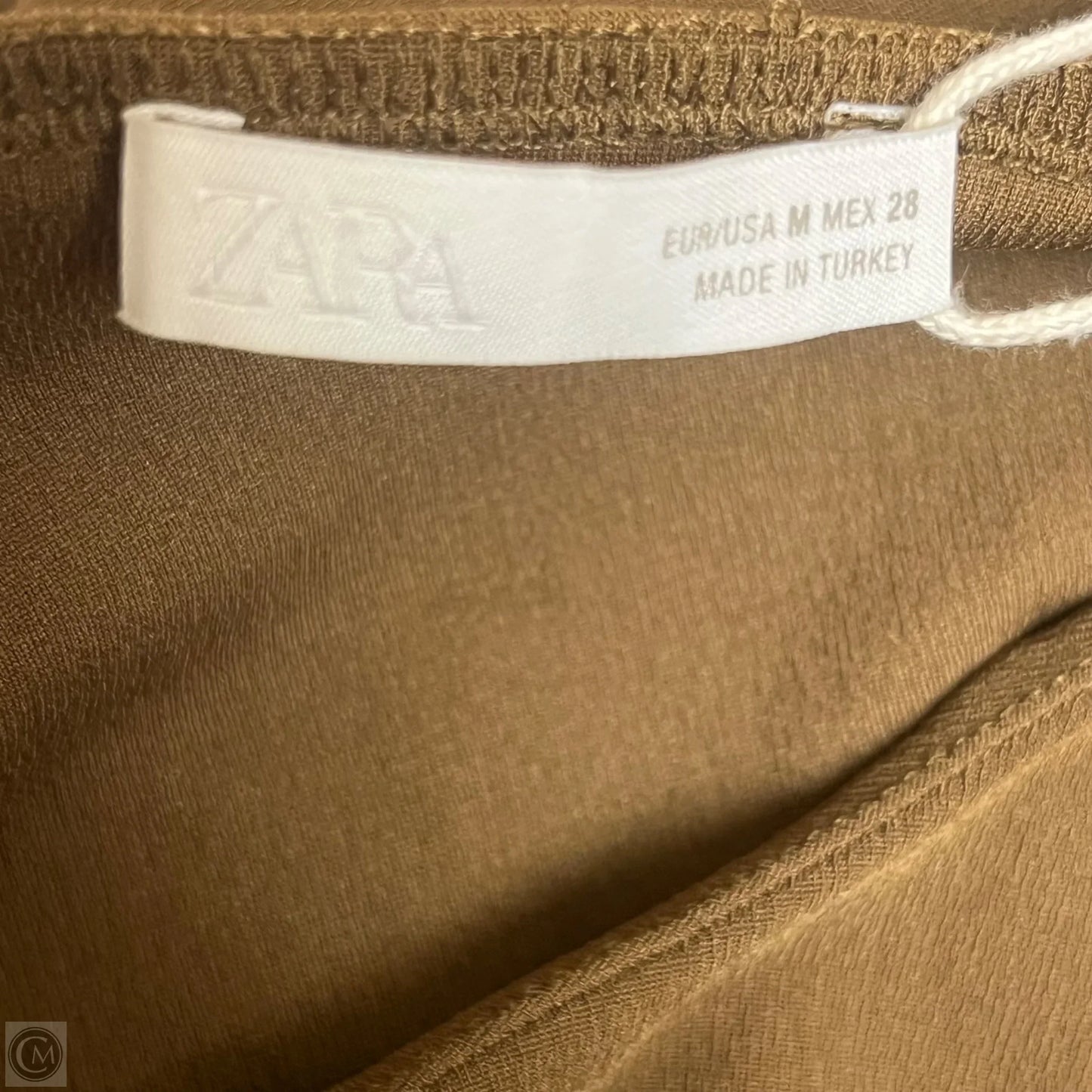 Dress Casual Short By Zara In Green, Size: M