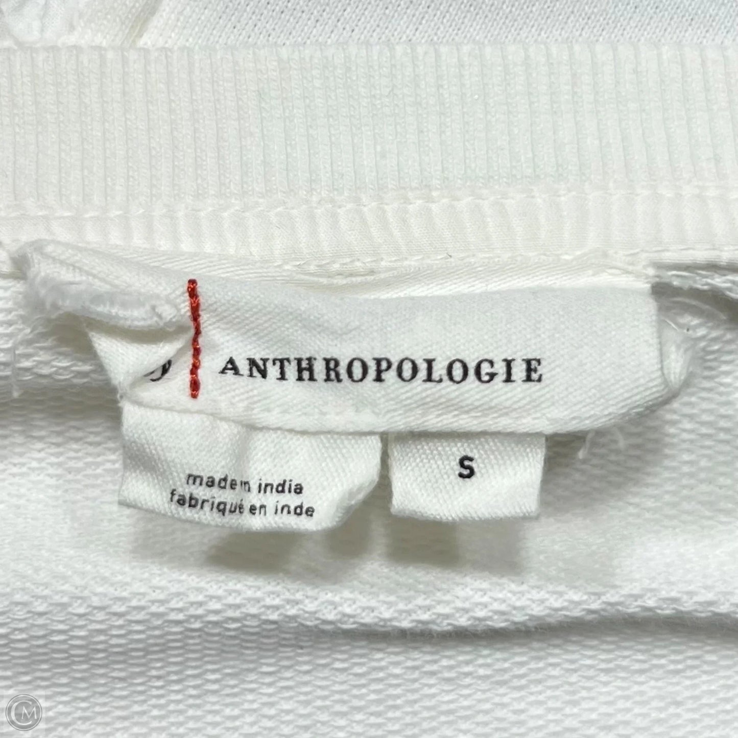 Sweatshirt Crewneck By Anthropologie In Cream, Size: S