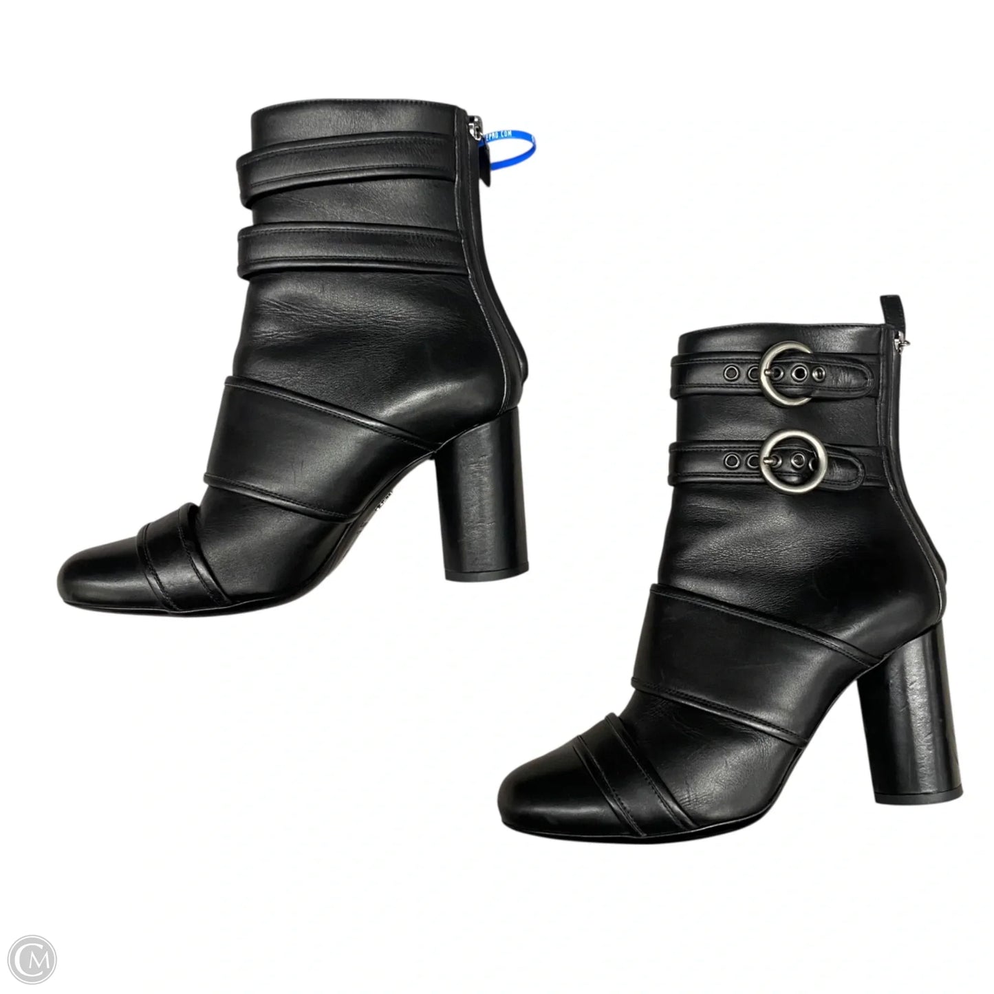 Boots Luxury Designer By Lanvin In Black, Size: 7