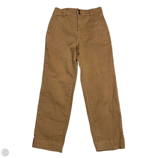 Jeans Wide Leg By Everlane In Tan Denim, Size: 4