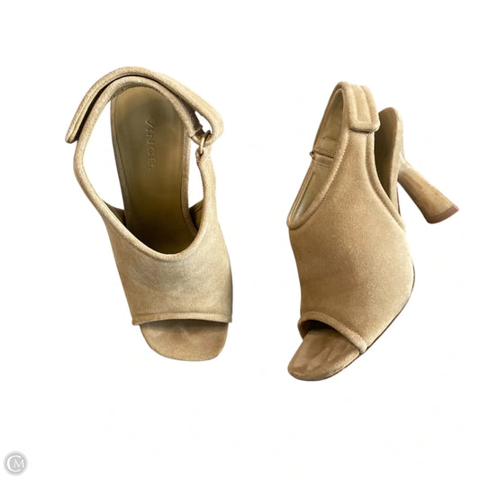 Sandals Heels Kitten By Vince In Tan, Size: 6