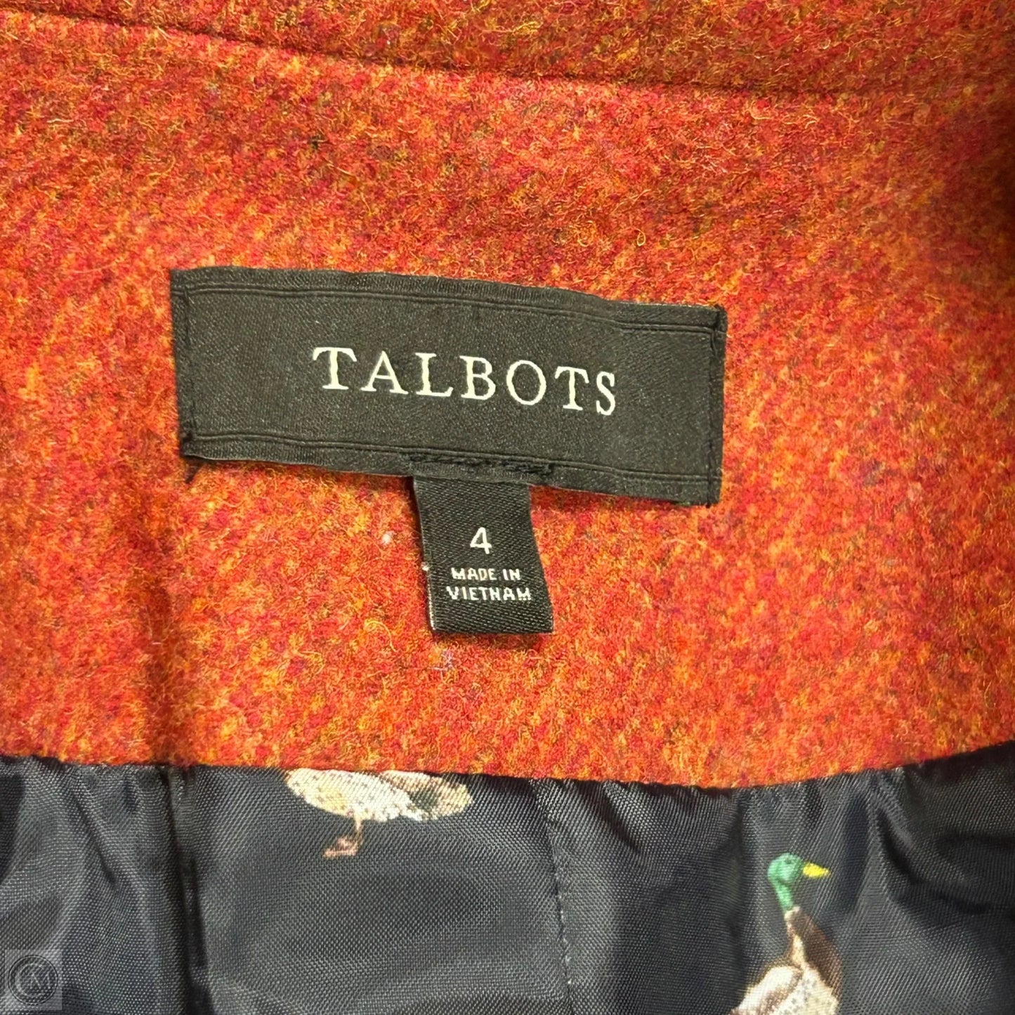 Blazer By Talbots In Orange, Size: S