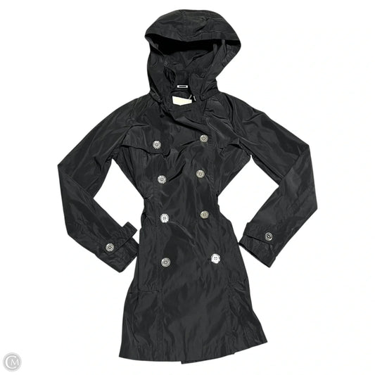 Coat Raincoat By Michael By Michael Kors In Black, Size: S
