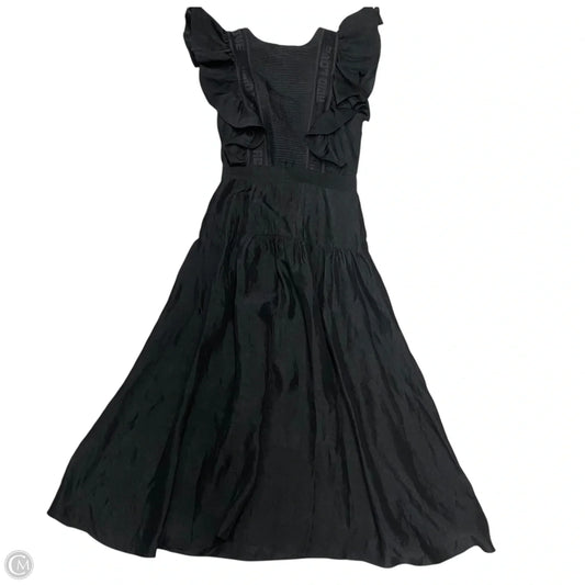 Dress Designer By Sandro In Black, Size: S