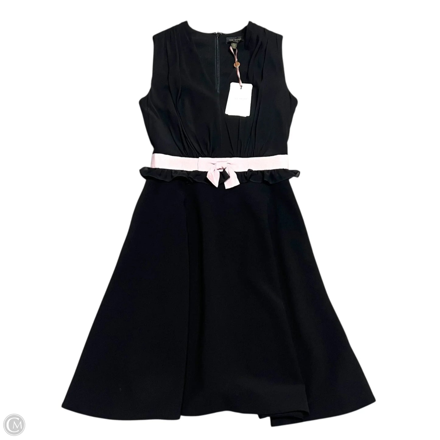 Dress Party Short By Ted Baker In Black & Pink, Size: S