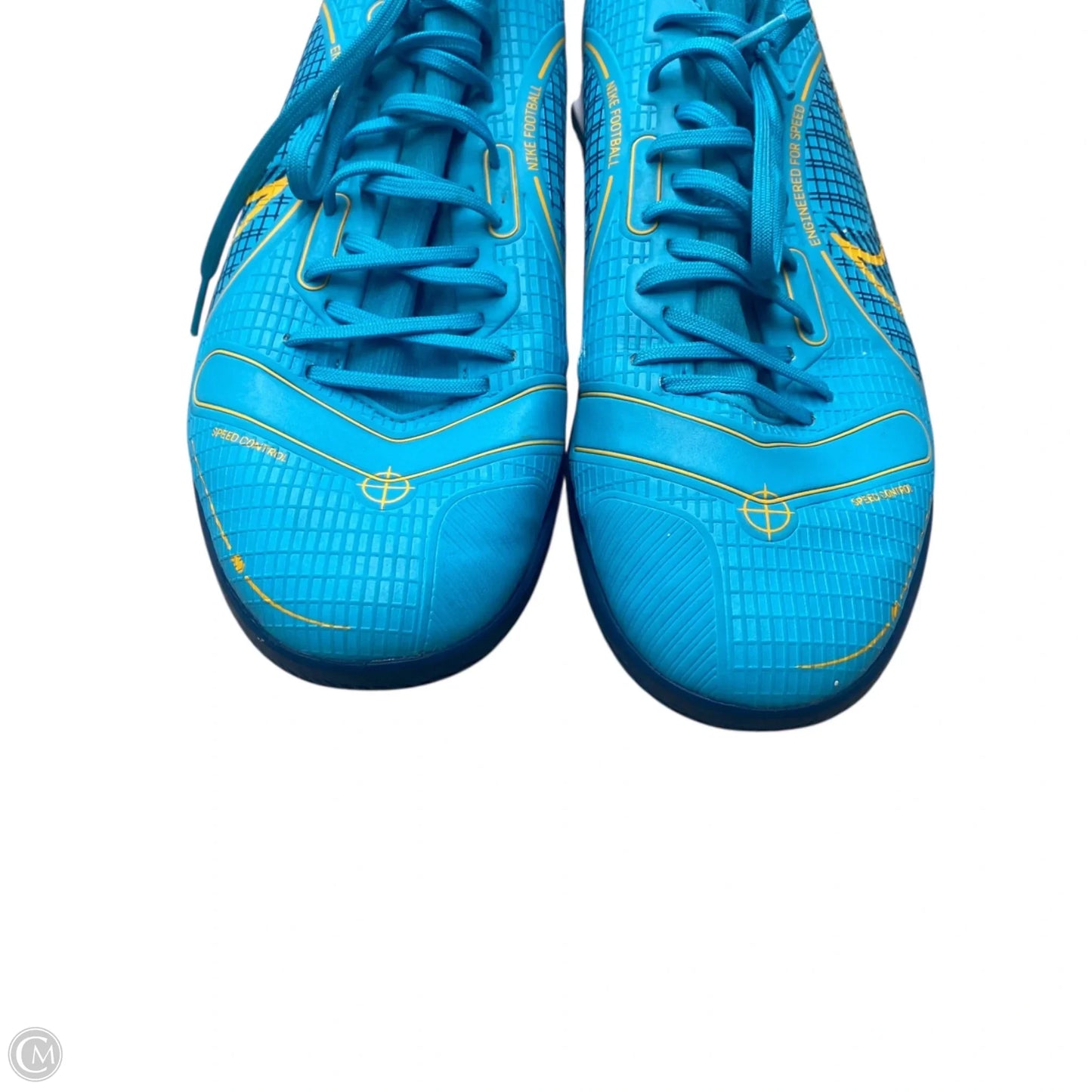 Shoes Athletic By Nike In Blue & Yellow, Size: 9.5